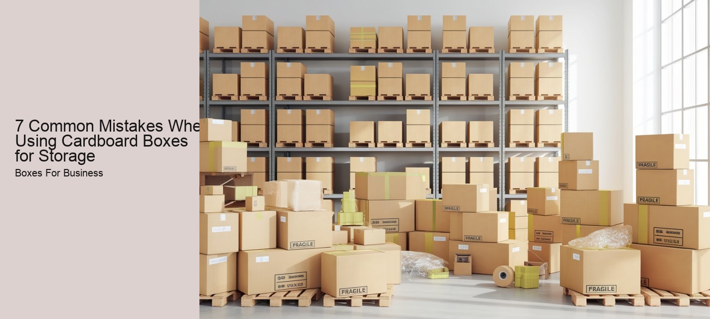 7 Common Mistakes When Using Cardboard Boxes for Storage