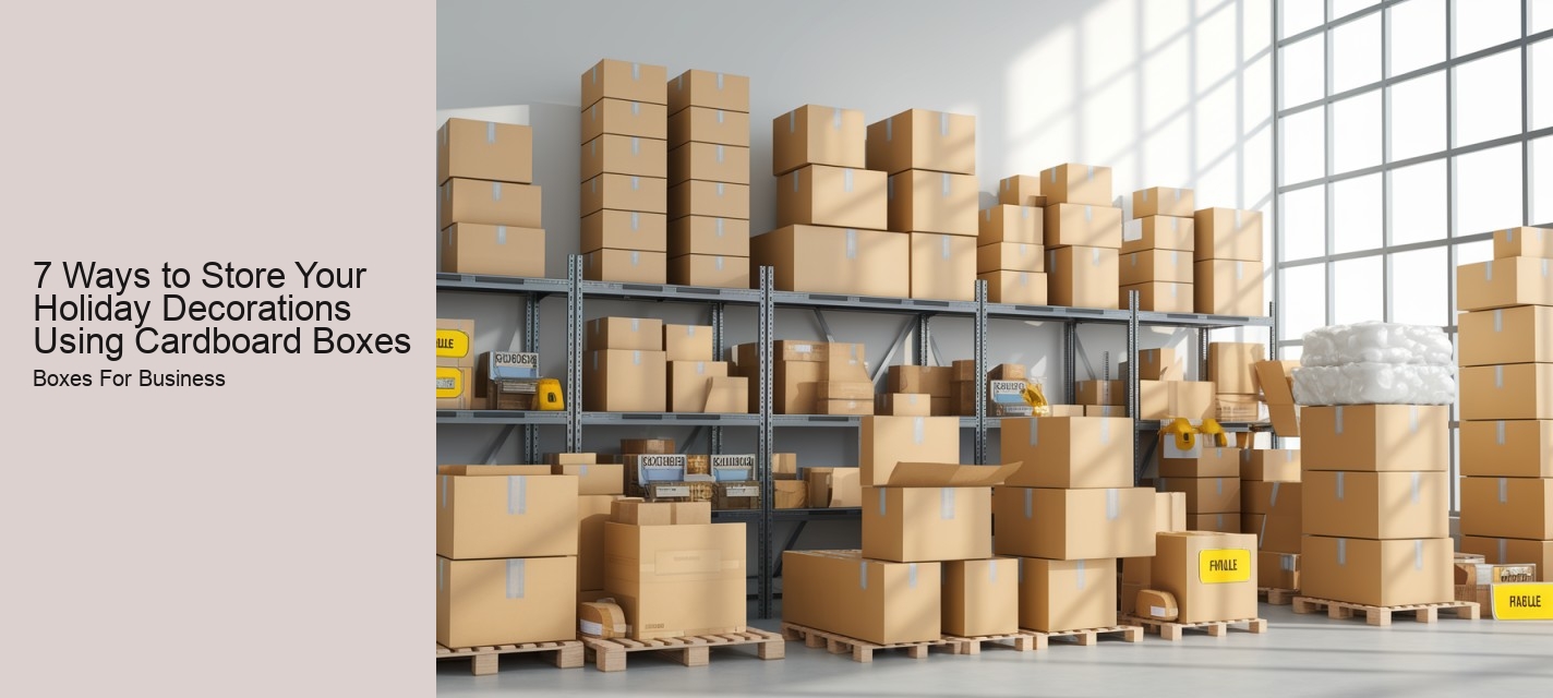 7 Ways to Store Your Holiday Decorations Using Cardboard Boxes