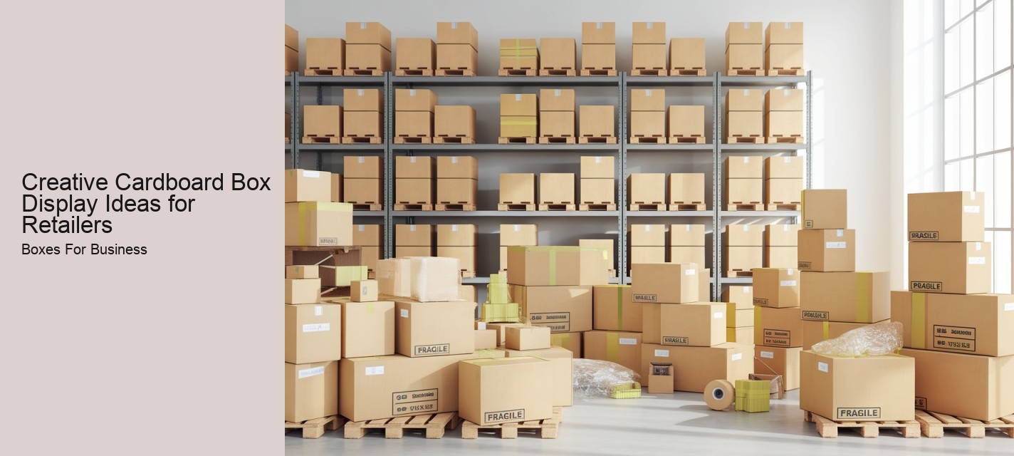 Creative Cardboard Box Display Ideas for Retailers