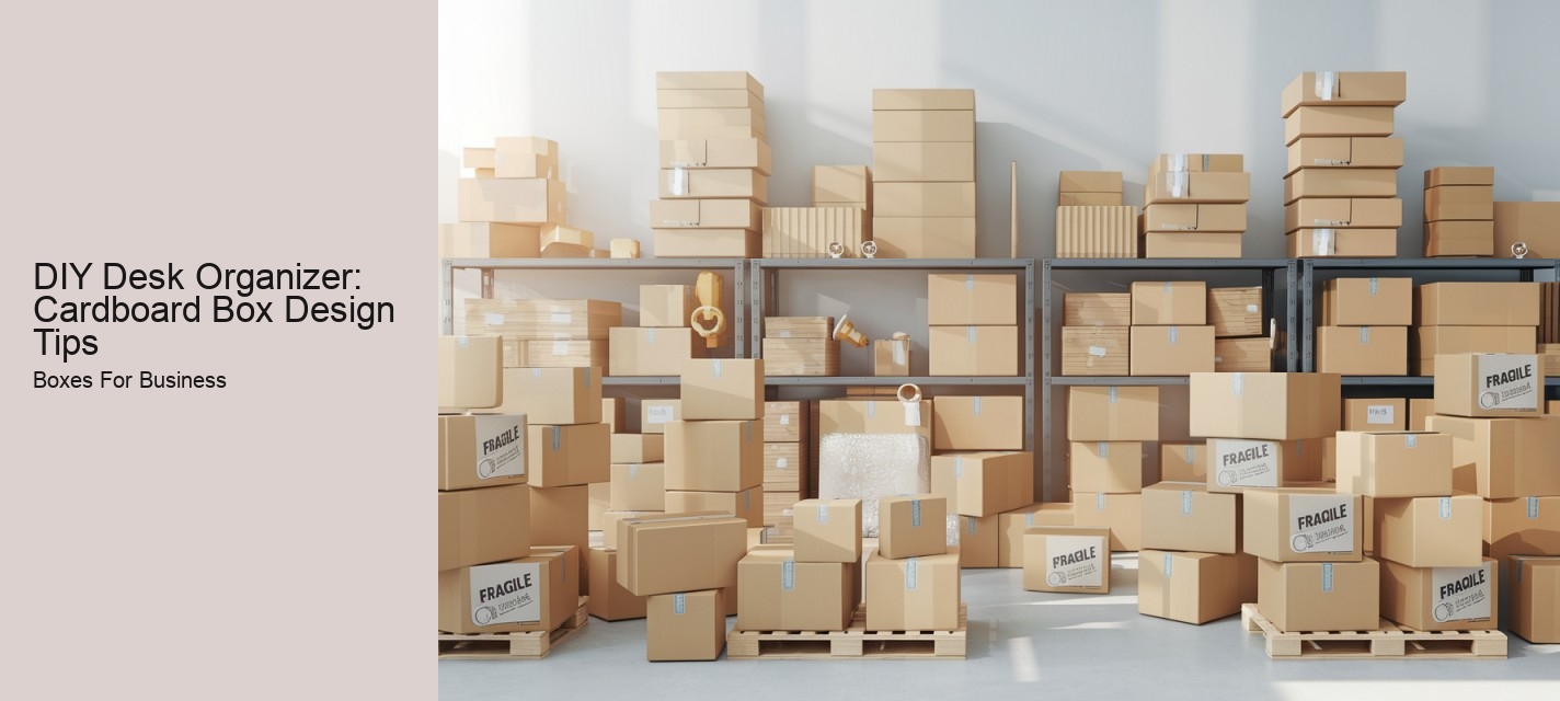 DIY Desk Organizer: Cardboard Box Design Tips