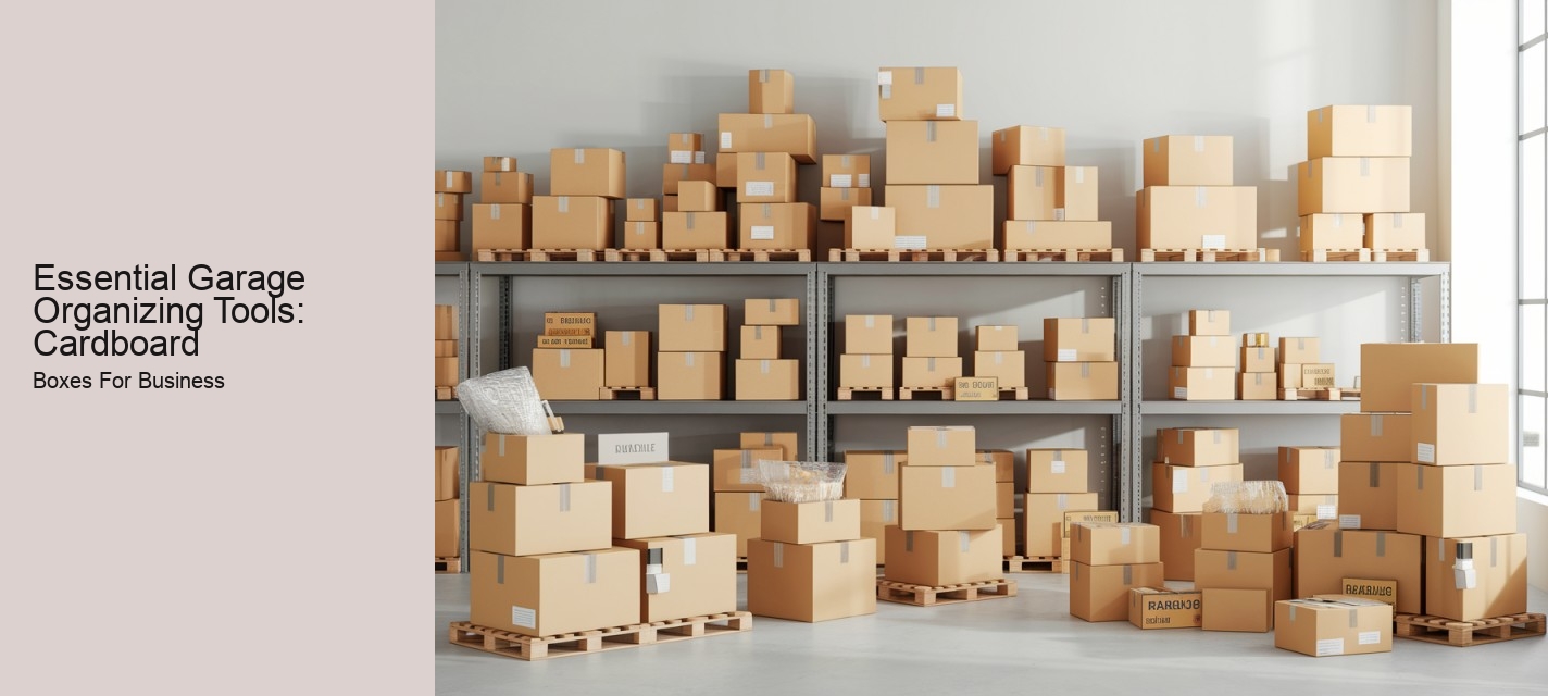Essential Garage Organizing Tools: Cardboard