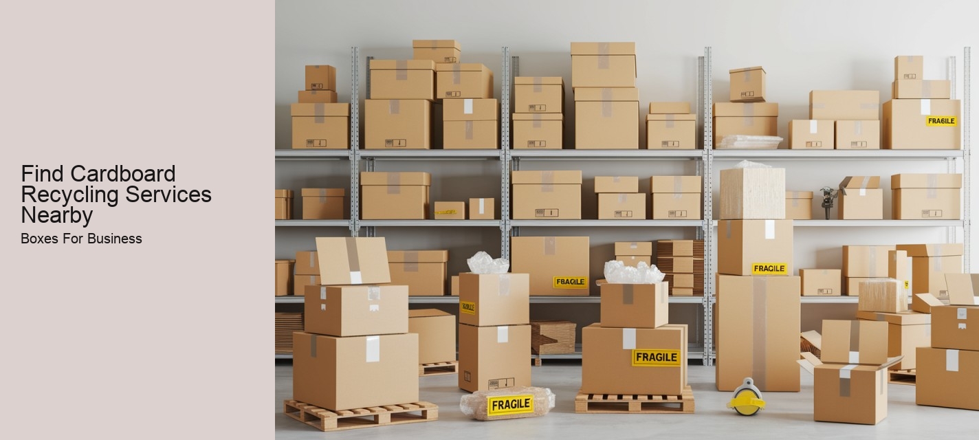 Find Cardboard Recycling Services Nearby