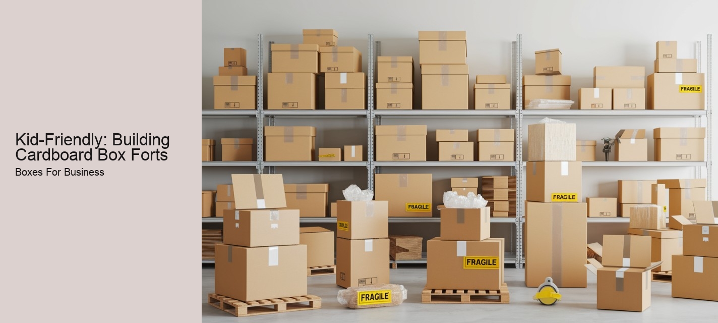 Kid-Friendly: Building Cardboard Box Forts