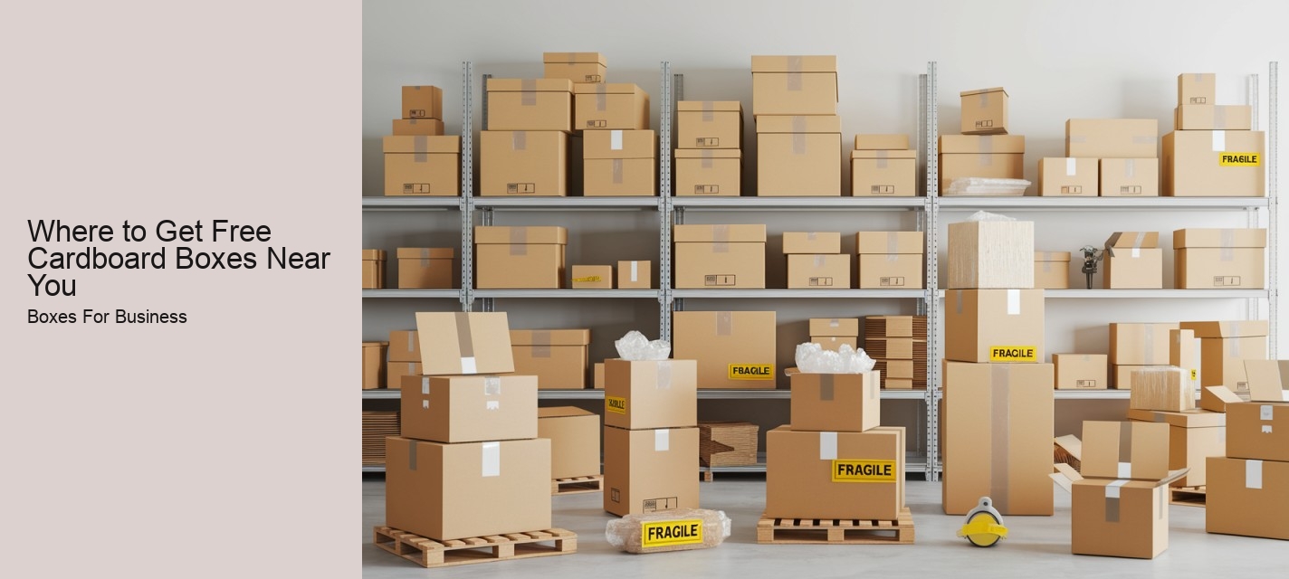 Where to Get Free Cardboard Boxes Near You