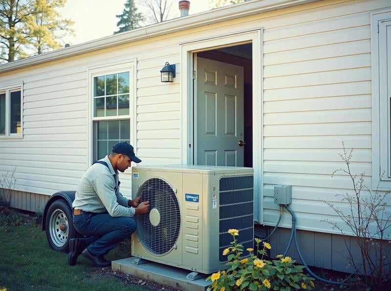 Structural factors affecting mobile home HVAC performance