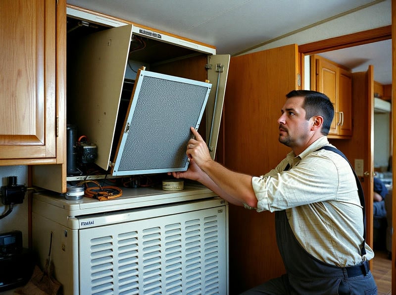 Safety considerations for installing mobile home HVAC units