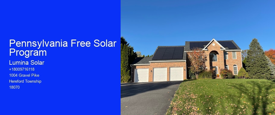 Pennsylvania Free Solar Program