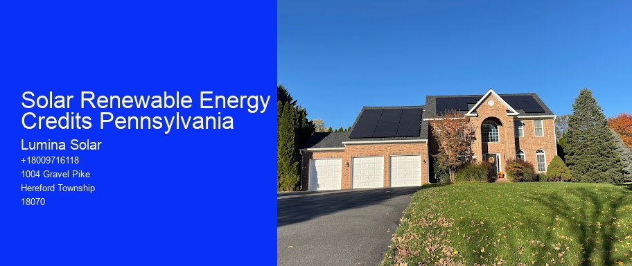 Solar Renewable Energy Credits Pennsylvania