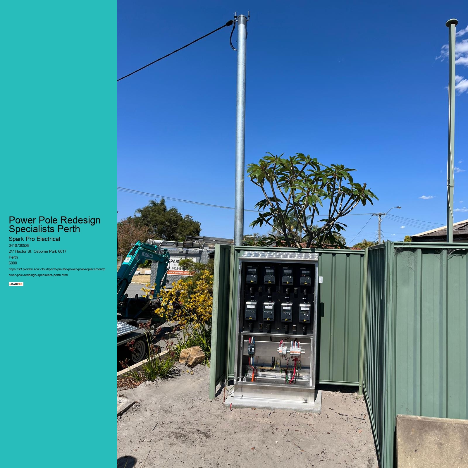 Power Pole Redesign Specialists Perth