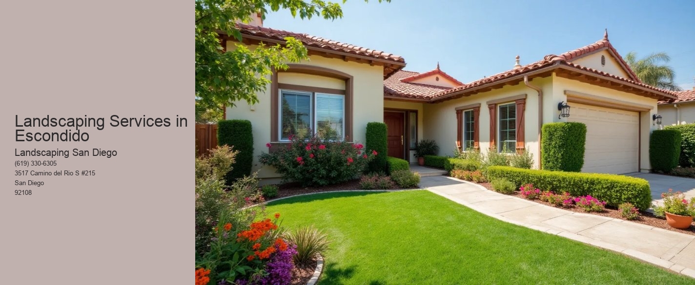 Landscaping Services in Escondido