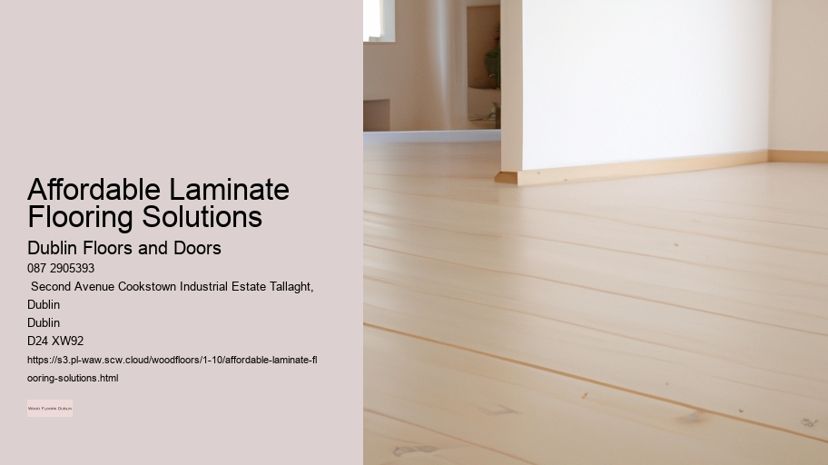 Affordable Laminate Flooring Solutions